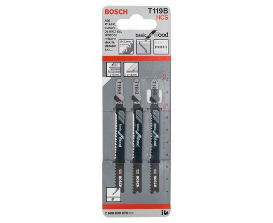 Jig saw Т119 B 3 pcs