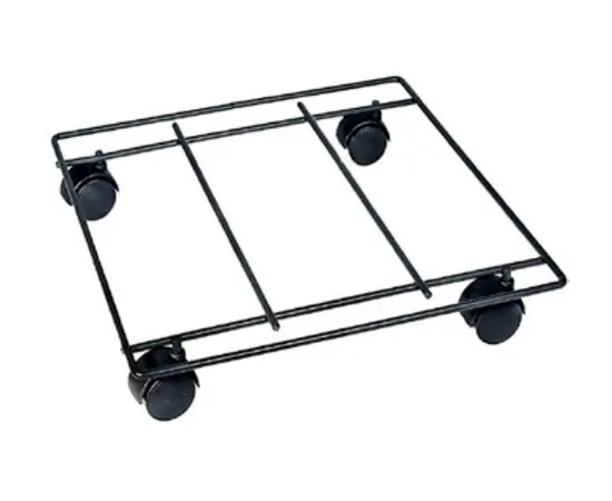 Подставка для цветов на колесиках Metallurgica Buzzi Pot mover Universal Square 42X42 см
