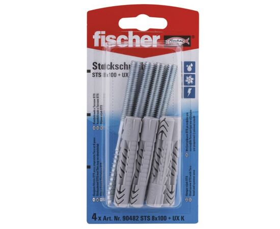 სარჭი სანტექნიკური Fischer STS 8x100+UX K 4 ც 90482