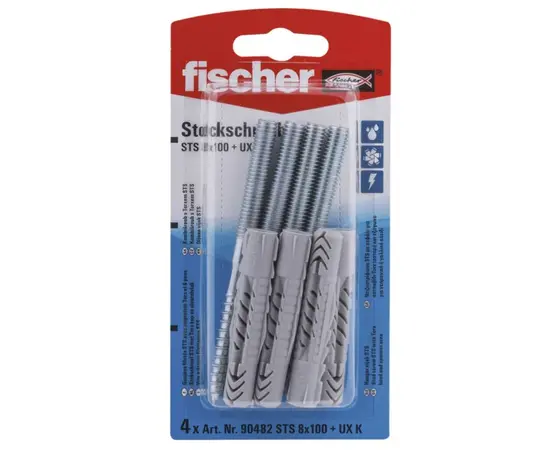 Plumbing threaded rod Fischer STS 8х100+UX K 4 pcs 90482