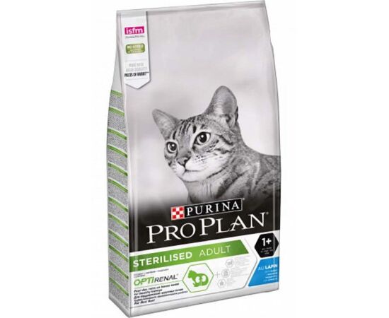 Сухой корм для стерильных кошек Purina кролик 10 кг Pro Plan