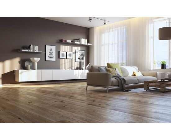 Паркетная доска Polarwood Дуб PREMIUM 138 COTTAGE 5G 14x138x2000 мм