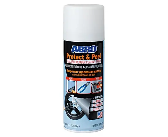 Краска для резины Abro PR-555WHT белая