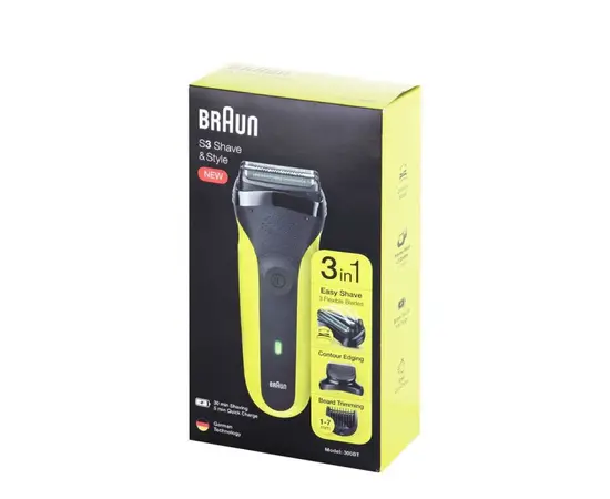 Electric shaver Braun 300 BLK/VTGRN