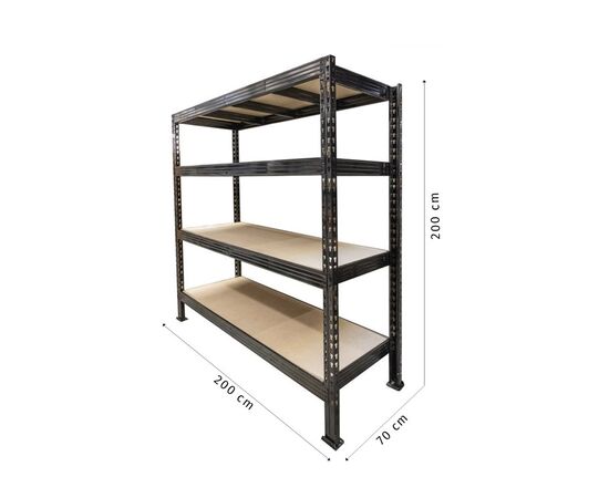 Металлический стеллаж 200x200x70 см 3200 кг