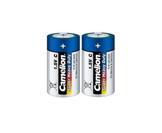Батарейка Camelion Super Heavy Duty C солевая 2 шт