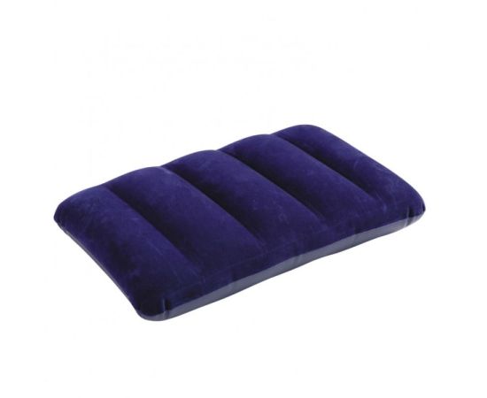Надувная подушка Intex 43x28x9 см синяя