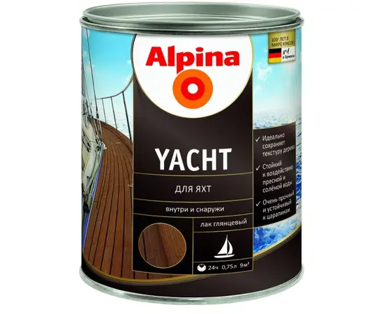 Varnish Alpina Yacht 537855 0.75 l glossy