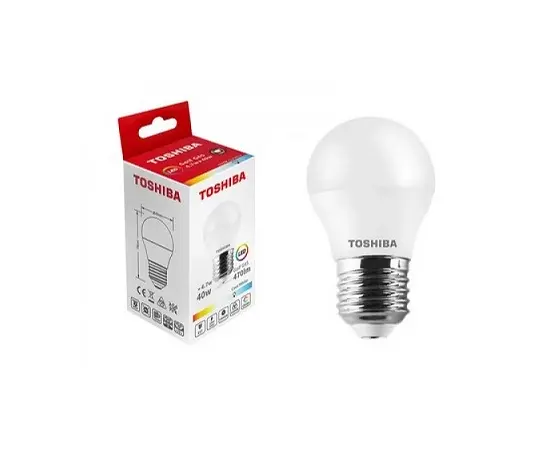 შუქდიოდური ნათურა Toshiba G45 6500K 4.7W E27