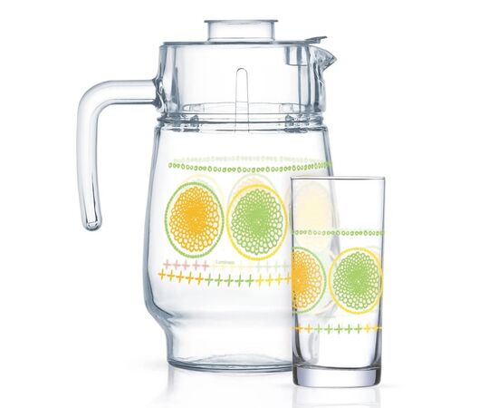 Drinking set - Decanter and glasses Luminarc Propriano Corail LU-Q5821-S7
