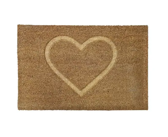 Mat Hamat BV E-Coco Embossed Heart 40x60 cm