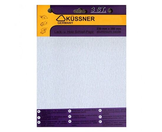 ზუმფარის ქაღალდი Kussner 1030-332424 P240 280x230 მმ 3 ც