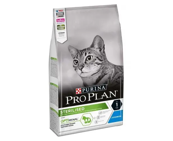 Сухой корм для стерильной кошки Purina кролик 6x1,5 кг Proplan