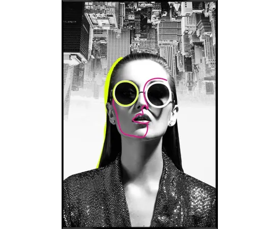 Картина на рамке Styler AB134 SEQUIN70X100