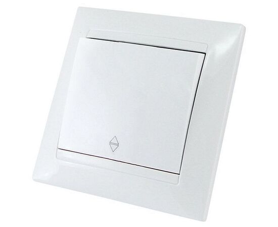 Выключатель проходной TDM Lama SQ1815-0006 1 клавишный белый