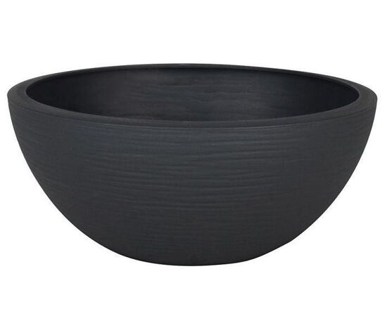 ქოთანი პლასტმასის EDA Plastiques VASQUE GRAPHIT 25 X 10,5სმ 3,3ლ