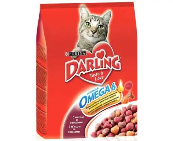 Кошачий корм DARLING Мясо + Овощи 10 кг