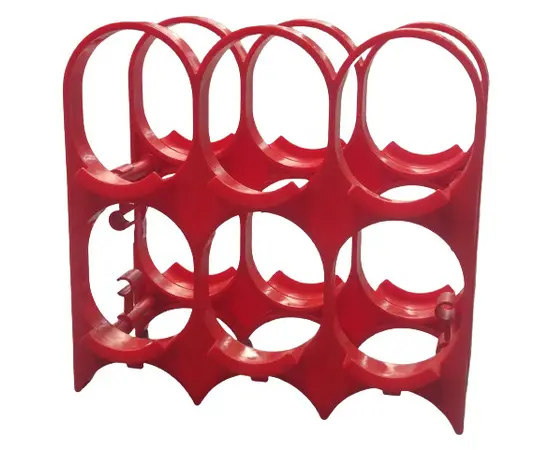 Plastic shelf 6 bottles