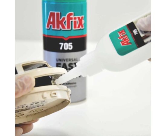 Glue with an activator Akfix 705 GA060 200 ml + 65 g transparent