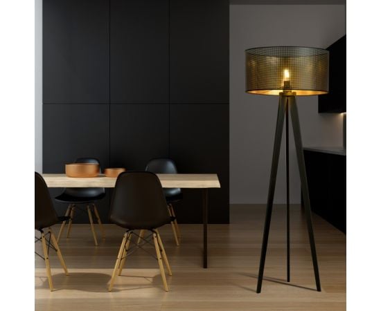 Floor lamp EMIBIG ASTON LP1 E27 1x MAX 60W black gold