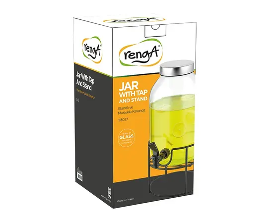 ქილა დისპენსერი ონკანით და სადგამით RENGA Voca 113027 5 ლ
