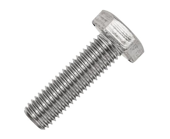 Болт с шестигранной головкой оцинкованный Tech-Krep M6x25 70 шт