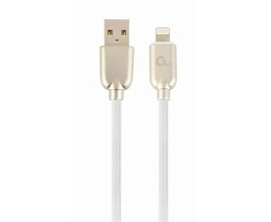 Кабель для телефона iPhone Cablexpert белый 1м
