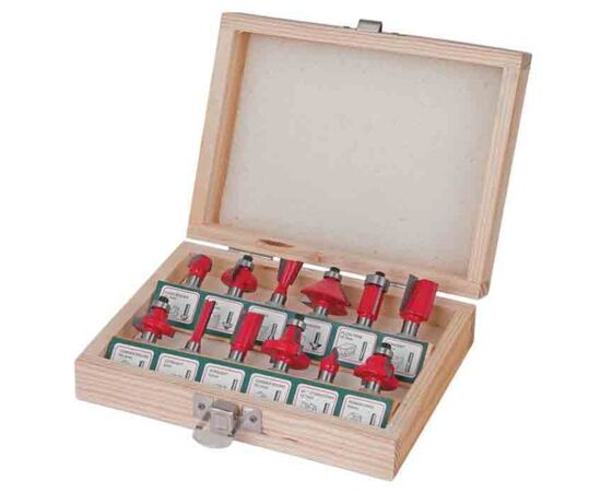 Router bits set Raider 158303 8 mm 12 pcs