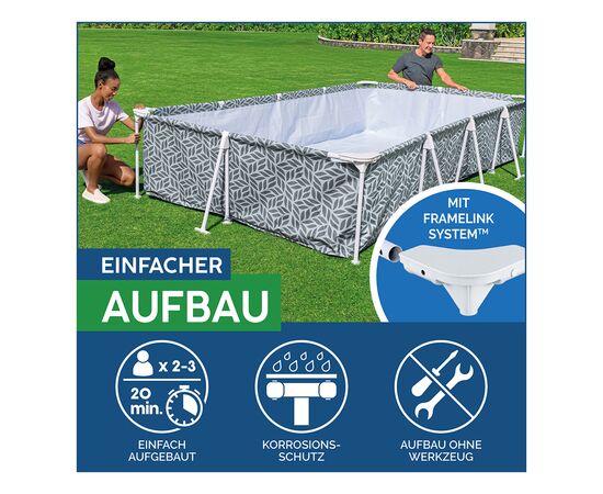 Frame pool rectangle Bestway 366x201x66 4000l