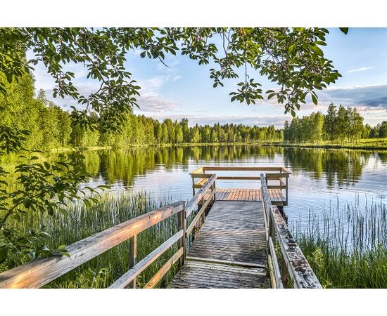 Glass picture Styler Wooden Jetty GL320 80X120 cm