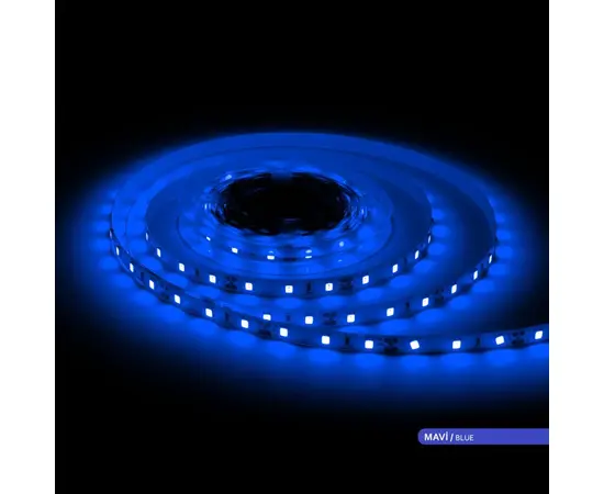 Лента LED ACK 7W 12V 5м 6500К IP20 синий