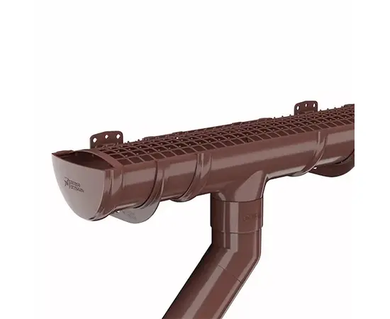 ღარის კრონშტეინი Technonicol 125/82 PVC ყავისფერი