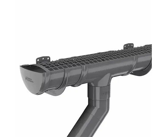 ცალუღი მილის უნივერსალური Technonicol L140 125/82 PVC ნაცრისფერი