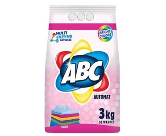 Стиральный порошок ABC 3 кг цветной