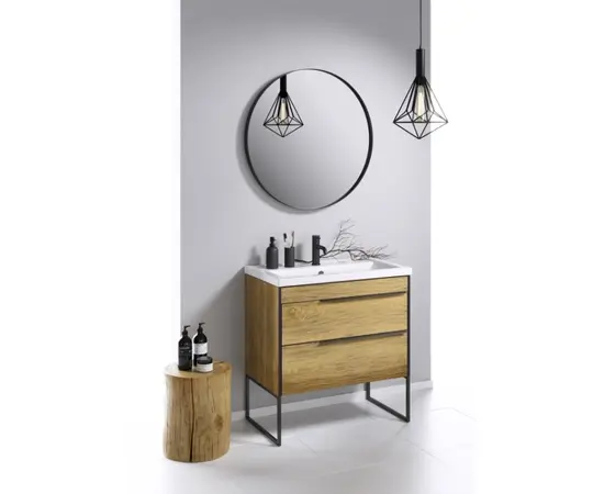 Mirror Aqwella RM0208BLK 80 cm