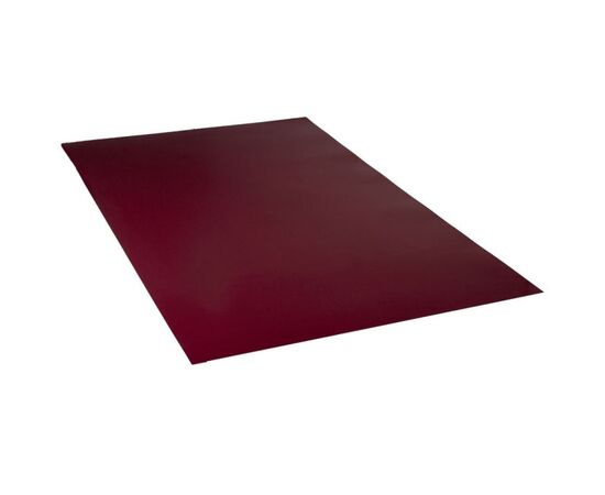 Flat metal sheet flat 0.35x1000x2000 mm 2 m² burgundy