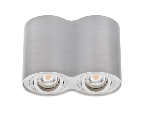 დაუნლაითი მბრუნავი Kanlux BORD DLP-250-AL GU10 2x MAX 50W