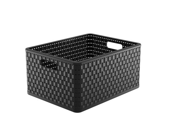 Basket Rotho A4 plus 28l COUNTRY anthracite
