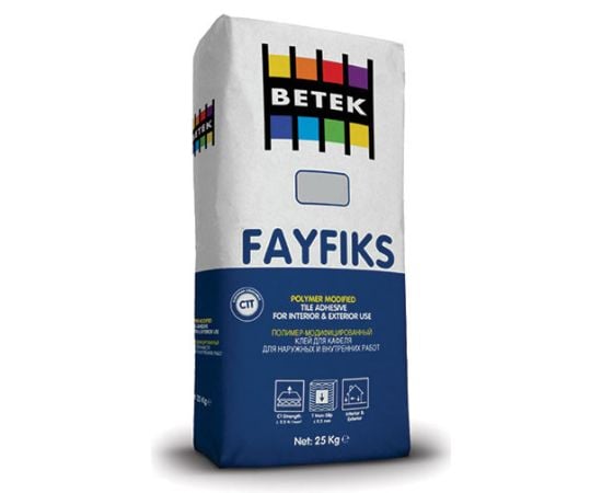 Клей для плитки Betek Fayfiks 25 кг