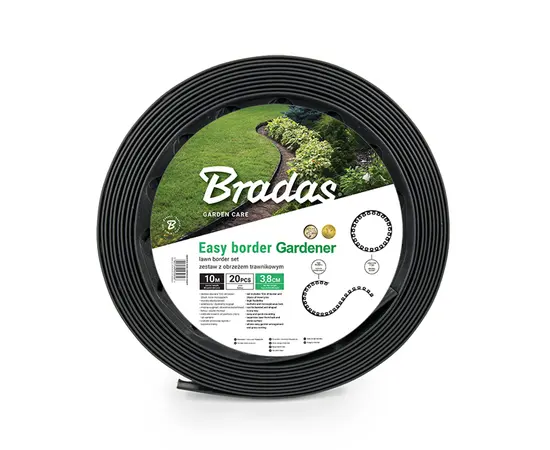 Garden border EASY BORDER SET Bradas 38mm graphite