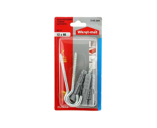 დიუბელი რკალით Wkret-met BS-12 12x60/97 მმ 3 ც