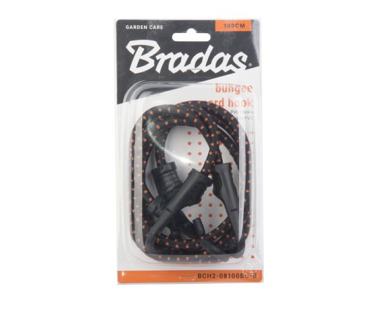 Резиновый шнур с крючками Bradas BCH2-08100BC-B 0.8x100 см 2 шт