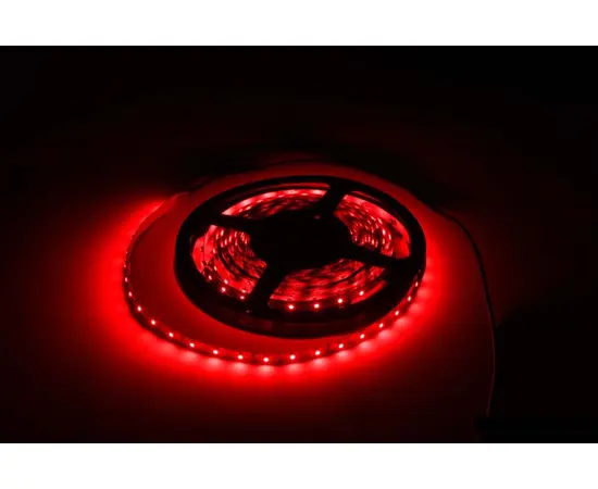 Лента LED ACK 7W 12V 5м 6500К 4040 Double IP20 красный