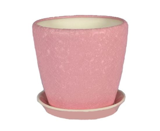 Горшок керамический Oriana Gracia №2 розовый 4.5 л