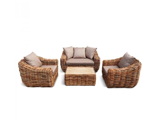 Furniture set MK-2021-0402 natural rattan