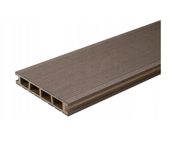 Terrace board Bergdeck Walnut Brushed 150x25x2400 mm