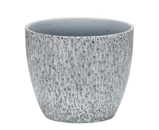 Ceramic pot for flowers Scheurich 920/28 BLACK SPIRIT