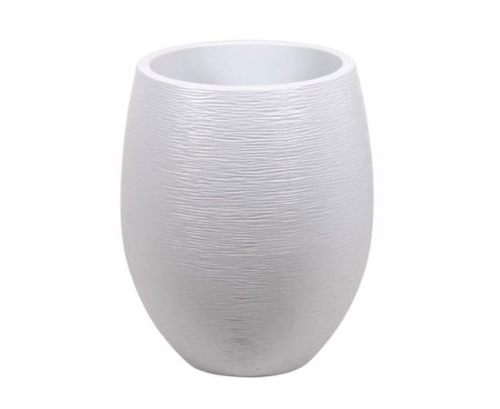 Plastic pot EDA Plastiques POT EGG GRAPHIT DIAM 50x60cm 53L