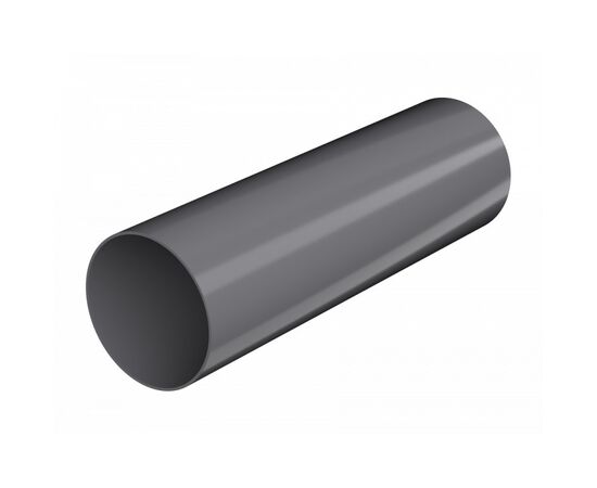 მილი სანიაღვრე Technonicol 82x3000 PVC ნაცრისფერი პრიალა