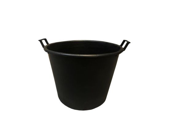 Plastic pot black 50 l